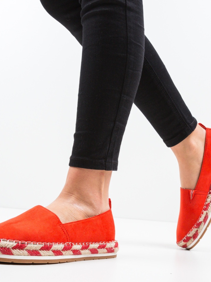 Espadrile Amiz Rosii