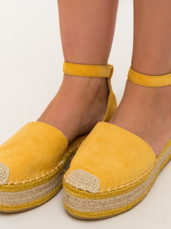 Espadrile Efan Galbene
