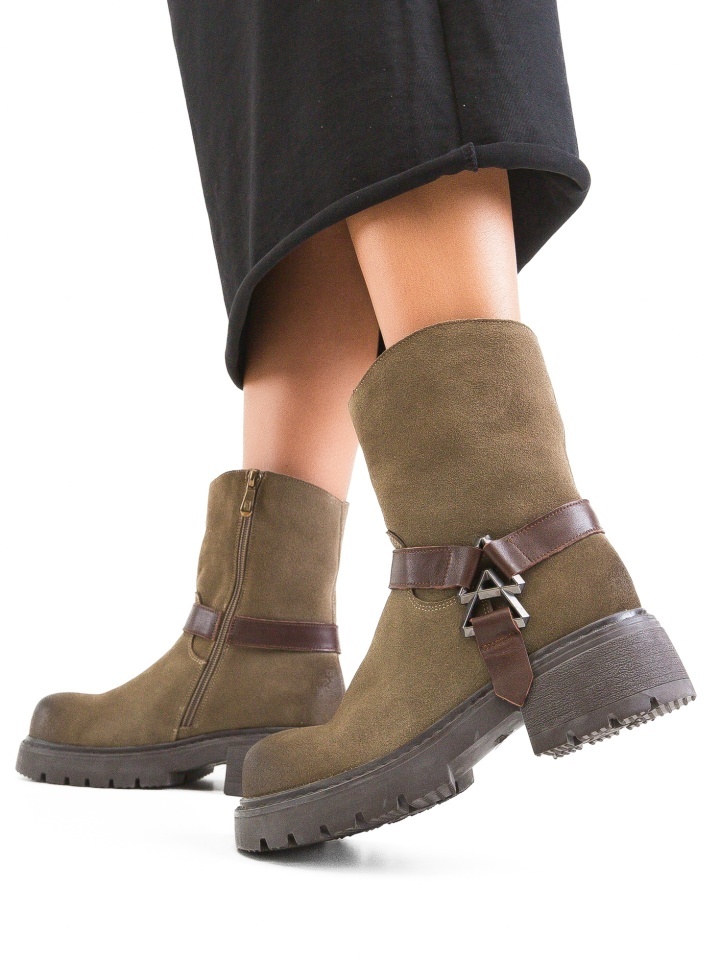 Ghete dama Terry Khaki