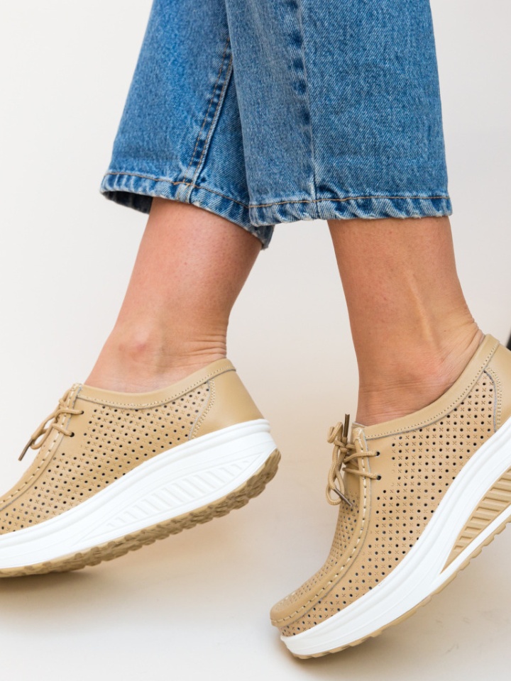 Pantofi Casual Baroco Bej