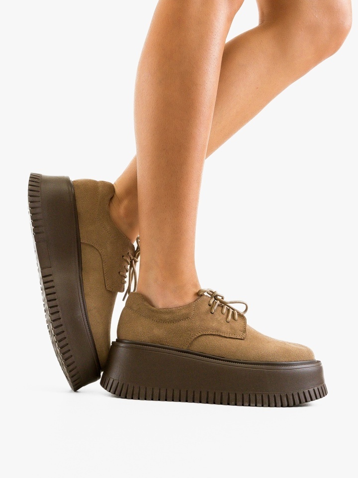 Pantofi casual dama Benve Bej