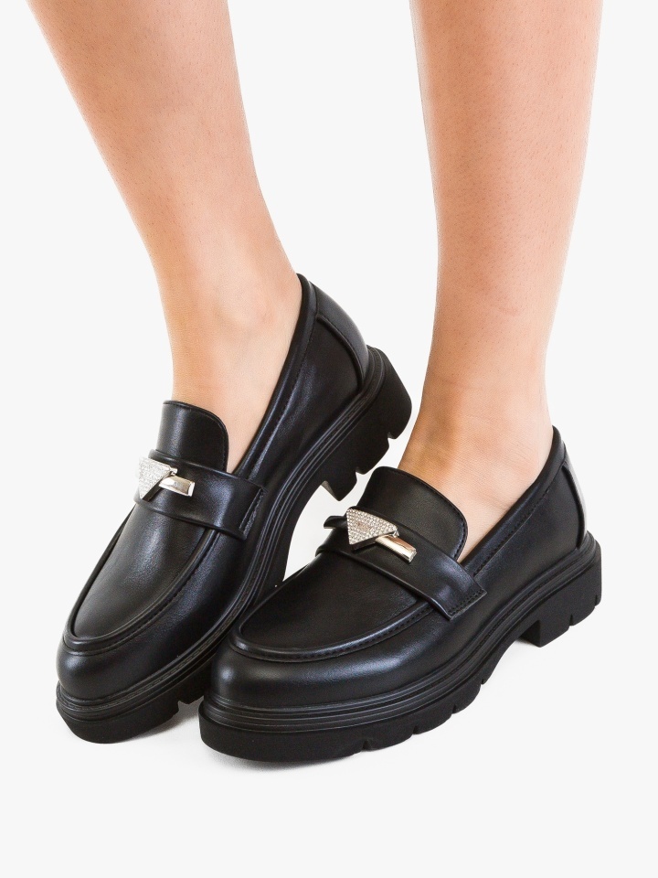 Pantofi casual dama Stende Negri 2