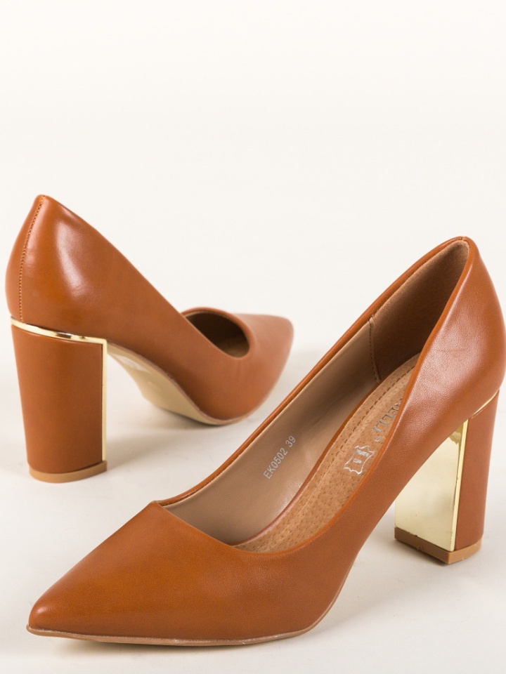 Pantofi Mikra Camel