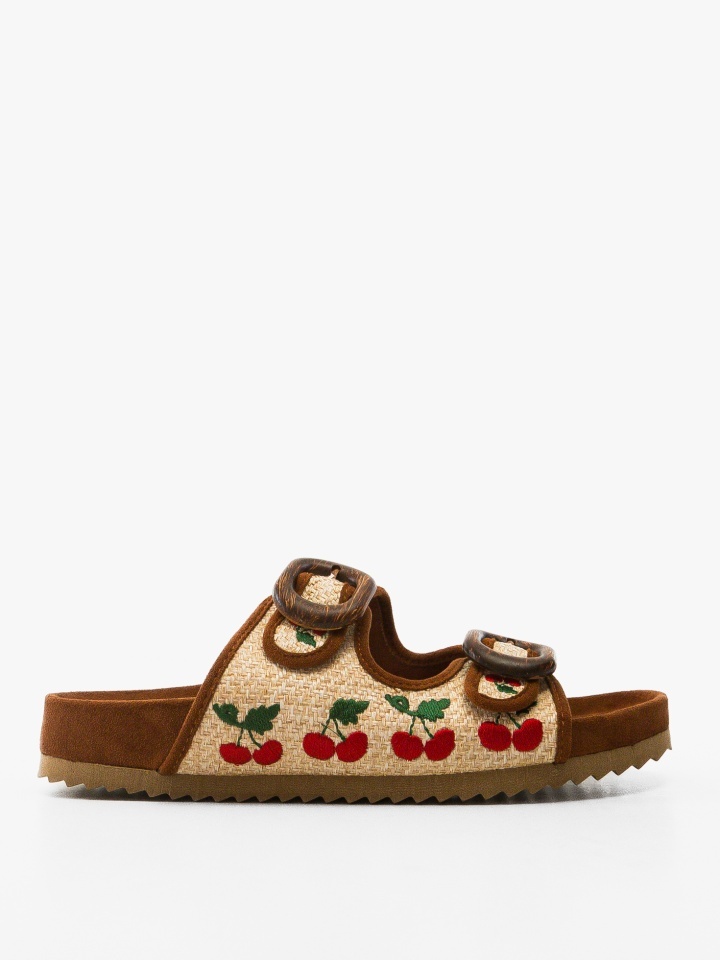 Papuci dama Leskus Camel