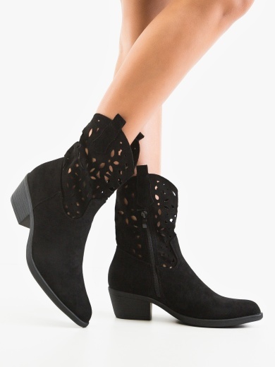 Botine dama Ramane Negre