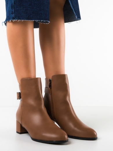 Botine dama Rugaj Camel