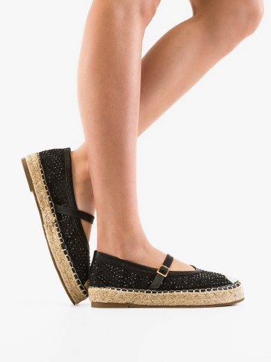 Espadrile dama Vera Negre