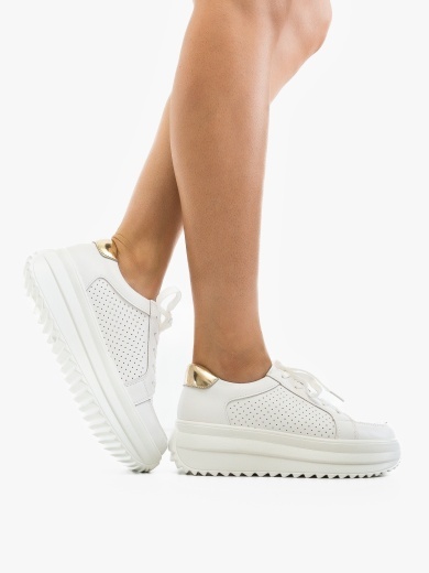 Pantofi Casual Cazmi Albi 2