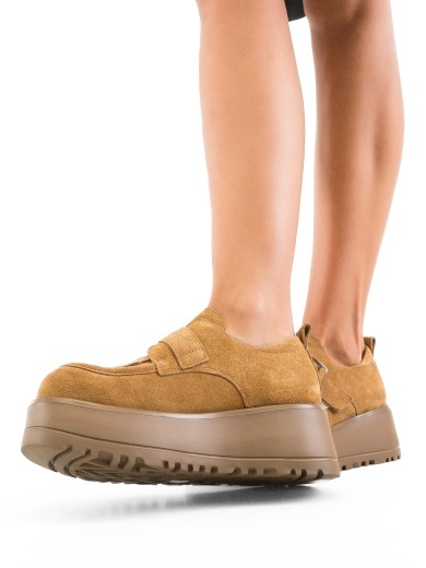 Pantofi Casual Hussein Camel