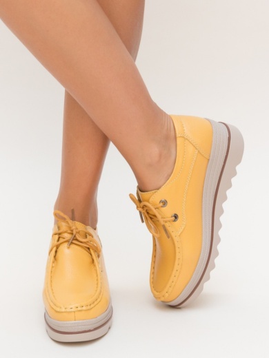 Pantofi Casual Sagrio Galbeni