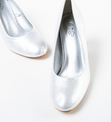 Pantofi dama Luber Argintii