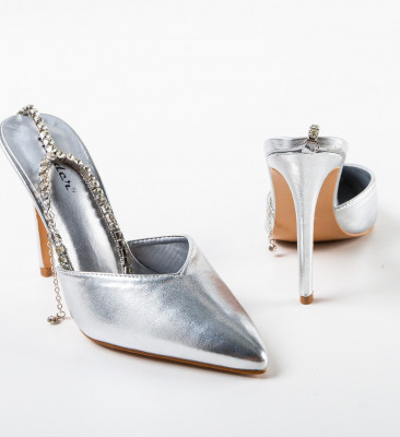 Pantofi dama Maison Argintii