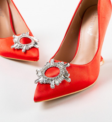 Pantofi dama Nafeesa Rosii