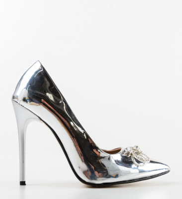 Pantofi dama Opsitro Argintii 2