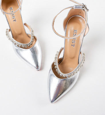 Pantofi dama Rufus Argintii