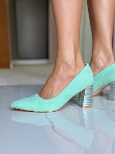 Pantofi Ferne Turcoaz