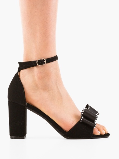 Sandale cu toc Casner Negre