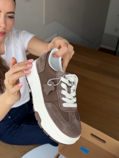 Sneakers dama Dynal Khaki