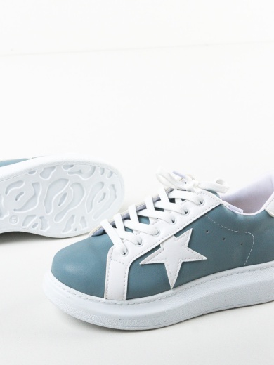 Sneakers dama Feet Albastri 2