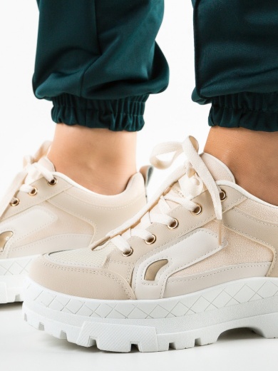 Sneakers dama Maliha Bej