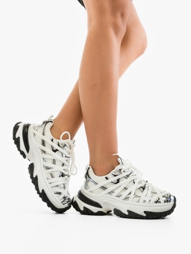 Sneakers dama Ranbow Argintii