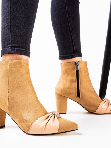 Botine dama Balizia Camel