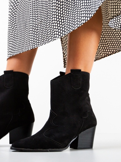 Botine dama Bonate Negre
