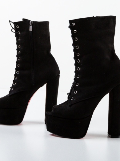 Botine dama Daxing Negre