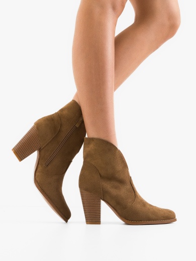Botine dama Grace Khaki