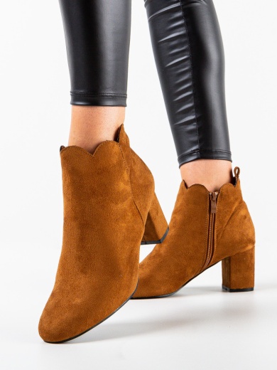 Botine dama Navarro Camel