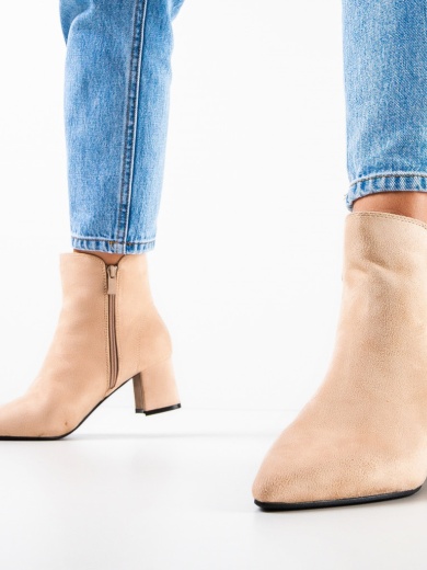 Botine dama Noname Bej