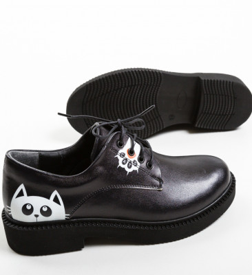Pantofi Casual Cats Negri 2