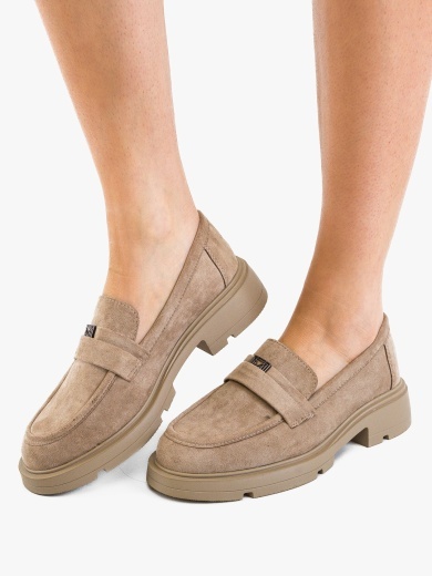 Pantofi casual dama Calform Bej