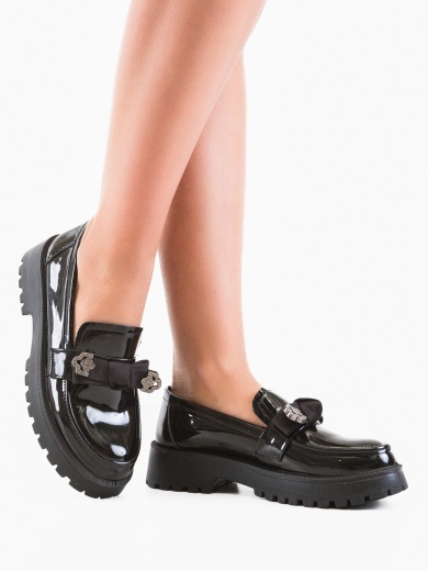 Pantofi casual dama Vrerru Negri 2