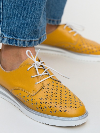 Pantofi Casual Rofrel Galbeni