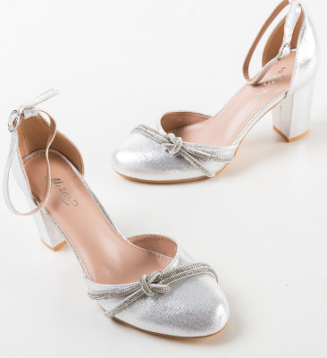 Pantofi dama Dance Argintii