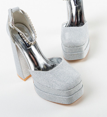 Pantofi dama Kierran Argintii