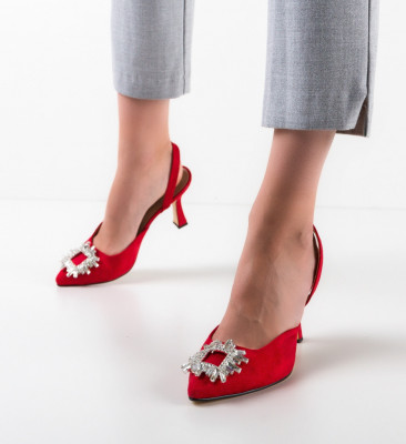 Pantofi dama Laran Rosii