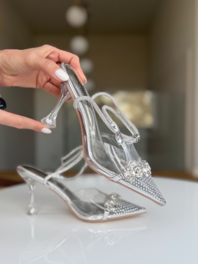 Pantofi dama Lind Argintii