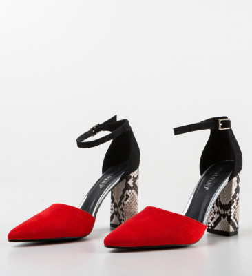 Pantofi dama Oliver Rosii