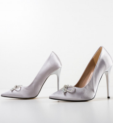 Pantofi dama Opsitro Argintii