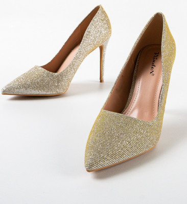 Pantofi dama Sharp Aurii