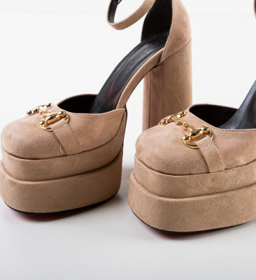 Pantofi dama Versoma Bej 2