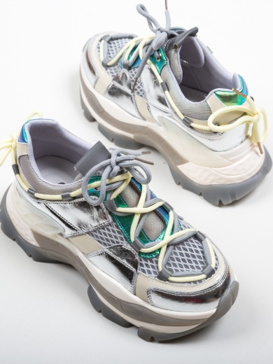 Pantofi Sport Teras Argintii