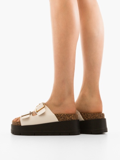 Papuci dama Olive Albi