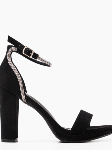 Sandale cu toc Cooper Negre