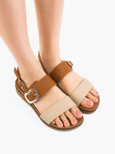 Sandale dama Erska Camel