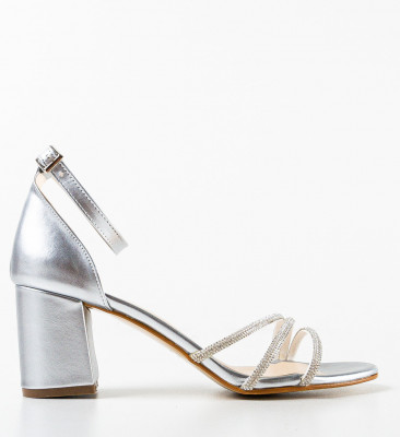 Sandale dama Garone Argintii