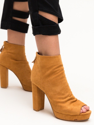 Botine Calver Camel