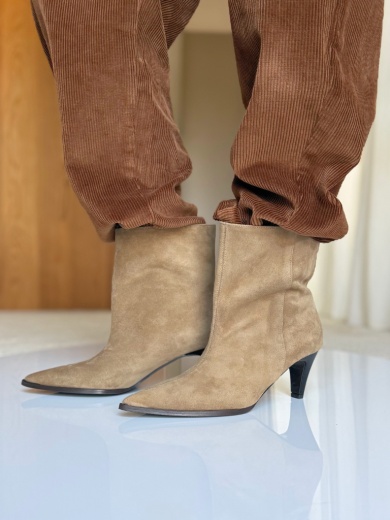 Botine dama Abble Bej